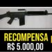 Disque Denúncia pede informações sobre envolvidos no roubo de fuzil na Aman