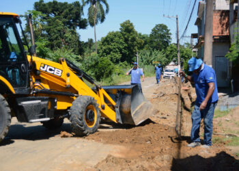 Saae de Barra Mansa inicia construção de 300 metros de rede de abastecimento de água no bairro Getúlio Vargas