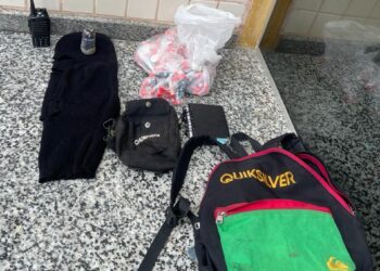 Homem é preso com drogas e uma granada durante operação policial conjunta em Paraty