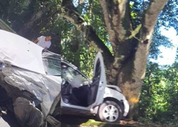 Colisão entre carros de passeio deixa vítimas na Rodovia Rio Santos, em Paraty