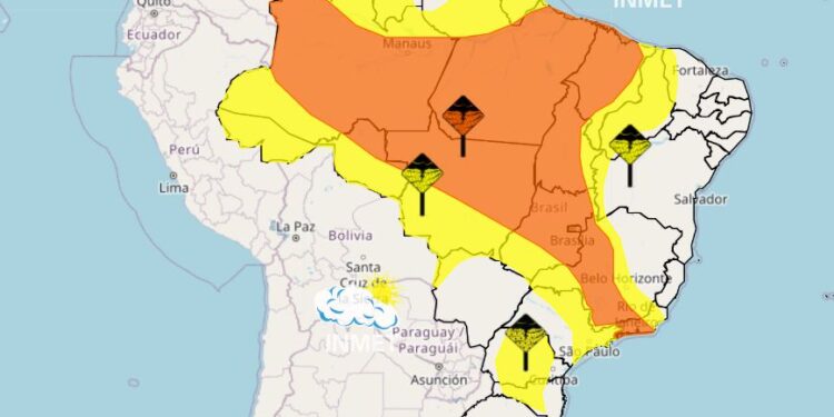 INMET divulga alerta de chuvas intensas em Barra Mansa e Volta Redonda