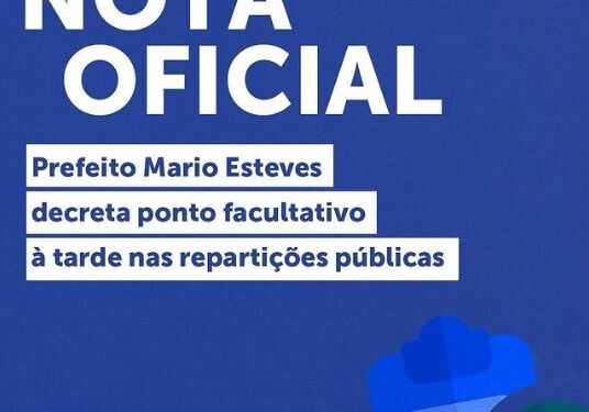 Barra do Piraí decreta ponto facultativo nas repartições públicas nesta sexta-feira