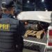 Motor de veículo furtado é recuperado na Dutra, em Itatiaia