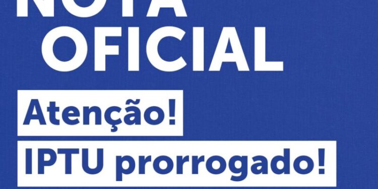 Barra do Piraí prorroga prazo para pagamento de IPTU