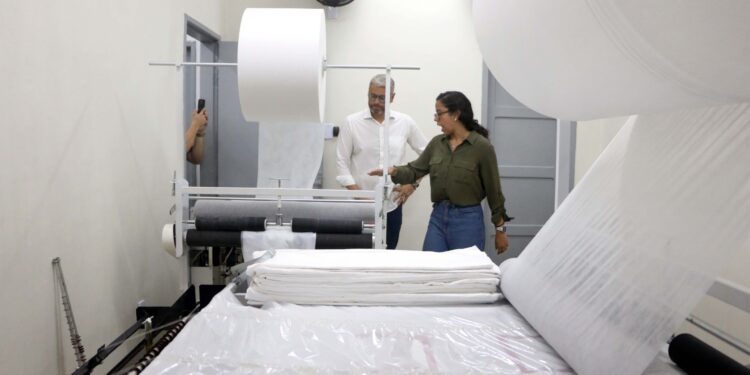 Rodrigo Drable inaugura Fábrica de Fraldas Municipal