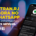 Detran.RJ lança canal para informações via WhatsApp