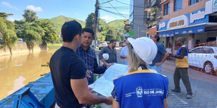 Barra do Piraí inicia obras para construção de três muros de contenção na Beira-Rio