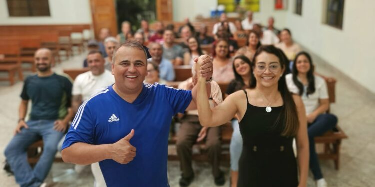 Pré-candidato a prefeito de Pinheiral, Guto Nader anuncia Dra. Andréya Lemos como pré-candidata a vice-prefeita