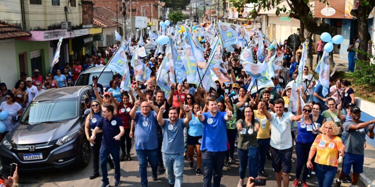 Caminhada marca lançamento da campanha de Luciano Muniz em Pinheiral