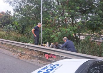 Guarda municipal e Ordem Pública de Volta Redonda prendem suspeitos de furtar cabos no Santo Agostinho