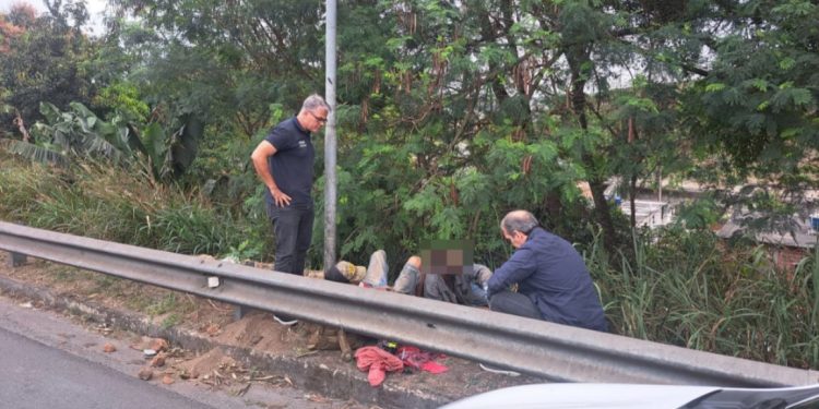Guarda municipal e Ordem Pública de Volta Redonda prendem suspeitos de furtar cabos no Santo Agostinho