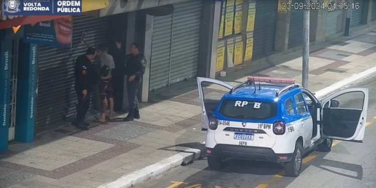 Câmeras da Ordem Pública de Volta Redonda auxiliam na prisão de dupla suspeita de furto