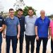 Prefeitos eleitos de Resende e Itatiaia, e Diogo Balieiro, recebem Bernardo Rossi
