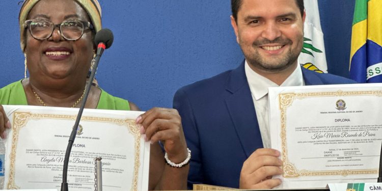 Kaio Márcio é diplomado para a gestão de 2025-2028