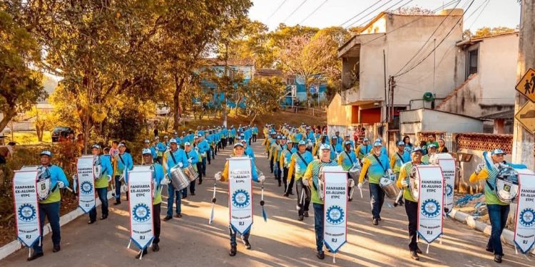 Fanfarra dos Ex-Alunos da ETPC se apresenta neste sábado em Volta Redonda
