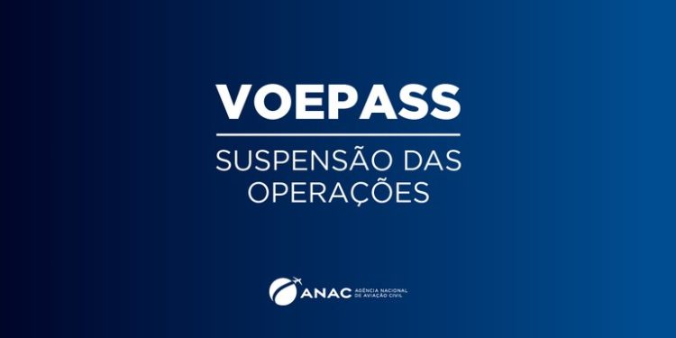 Voepass tem operações aéreas suspensas pela Anac em caráter cautelar
