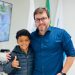 Jovem atleta de Pinheiral recebe apoio do prefeito Luciano Muniz para intercâmbio na Espanha