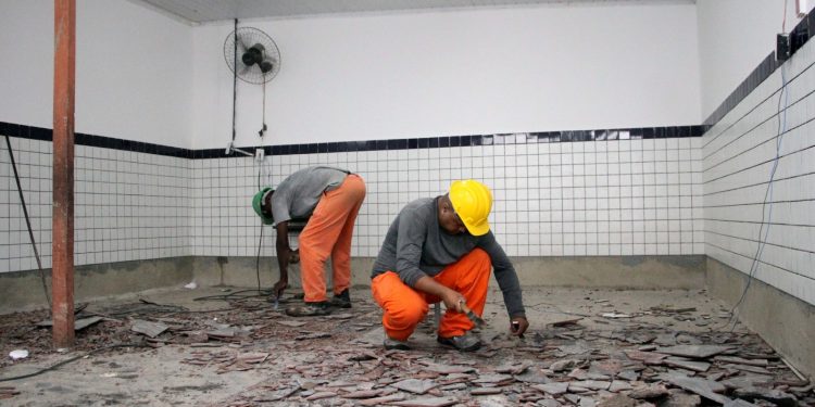Barra Mansa avança nas obras de reforma e ampliação da Escola Leonísio Sócrates Batista