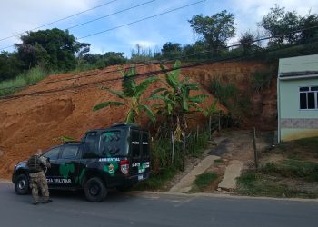 Polícia Ambiental identifica movimentação irregular do solo em Barra Mansa