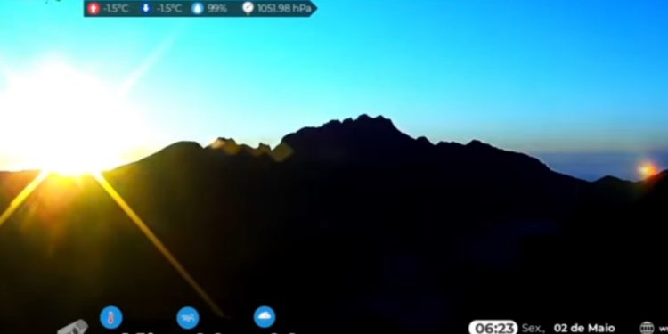 Parque Nacional do Itatiaia registra -1,5°C e inaugura temperaturas negativas em 2025