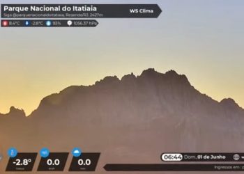 Vídeo: Parque Nacional do Itatiaia registra -2,8°C na madrugada deste domingo (1º)