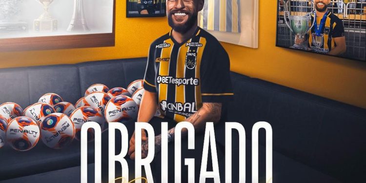 Bruno Santos se despede do Volta Redonda após marcar seu nome na história do clube