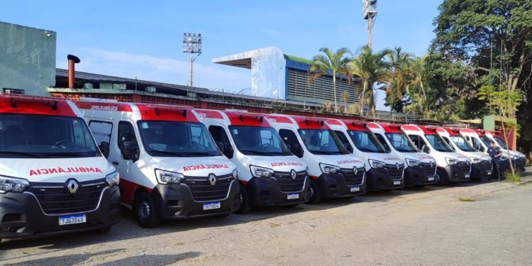 Nova frota de ambulâncias amplia atendimentos em Volta Redonda