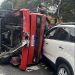 Vídeo: Acidente com 8 veículos é registrado na Vila Santa Cecília, em Volta Redonda
