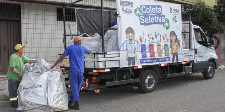 Coleta seletiva avança em Barra Mansa e recolhe 125 toneladas no primeiro mês