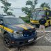 PRF realiza operação para fiscalizar transporte escolar na Dutra, em Itatiaia
