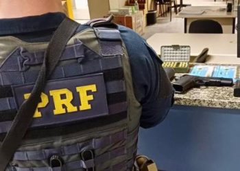 PRF apreende arma de fogo e dezenas de munições em Niterói
