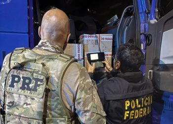 PRF e PF apreendem cerca de 300 quilos de maconha na Dutra, em Piraí