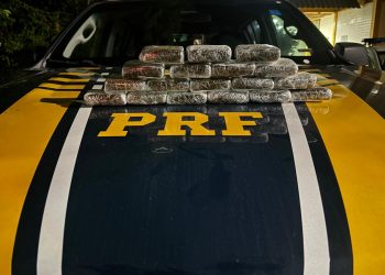 Nervosismo e segundo tíquete de bagagem entregam passageira com 18 tabletes de haxixe na Dutra