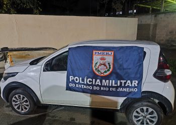 PM recupera Fiat Mobi furtado no bairro Patitiba em Paraty
