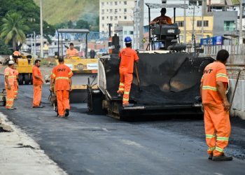Barra Mansa avança nas obras do Pátio de Manobras com asfaltamento da Rua Eduardo Junqueira