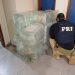 PRF fareja maconha em carga e apreende 600 kg escondidos em caminhão na Dutra
