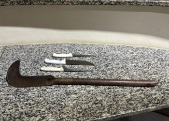 Suspeito de tentativa de feminicídio é preso após ataque com foice e faca em Piraí