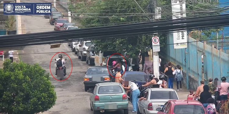 Guarda Municipal flagra transporte irregular de crianças em motos na saída de escola em Volta Redonda