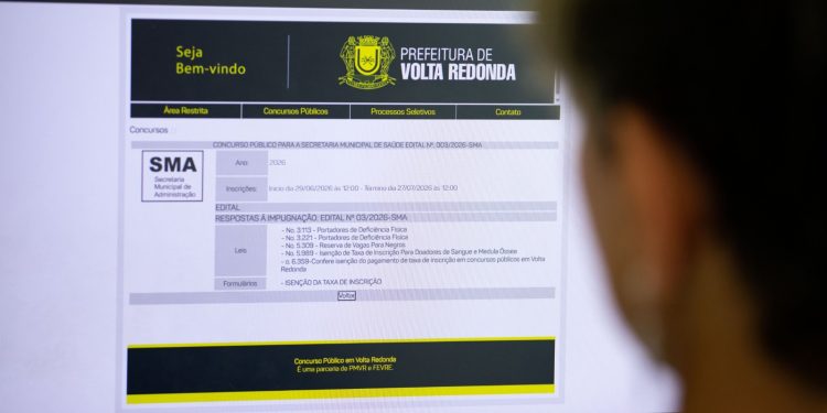 Volta Redonda abre inscrições para concurso público de enfermeiro e técnico de enfermagem