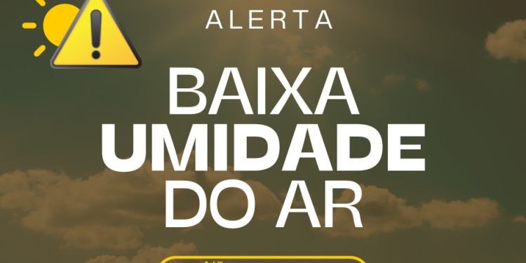 Inmet alerta para ar seco no Sul Fluminense neste domingo
