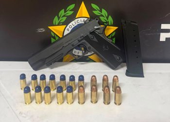 Polícia Civil apreende pistola durante investigação por violência doméstica em Barra Mansa