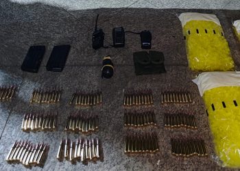 Polícia apreende munições, granada e equipamentos usados por criminosos em Resende