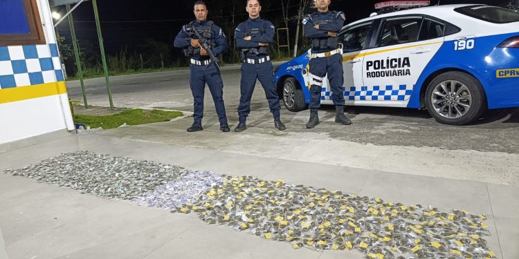 BPRV apreende haxixe e skank avaliados em R$ 40 mil em Piraí