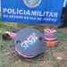 PM e Guarda Municipal apreendem sete carretéis de linha chilena em Paraíba do Sul