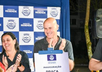 Tande entrega nova Praça Bira Ritton no bairro Barbosa Lima, em Resende