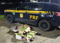 PRF encontra 324 frascos de lança-perfume em bagagem de passageira na BR-040