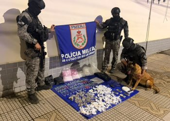 PM apreende drogas avaliadas em R$ 16,5 mil em imóvel abandonado de Volta Redonda