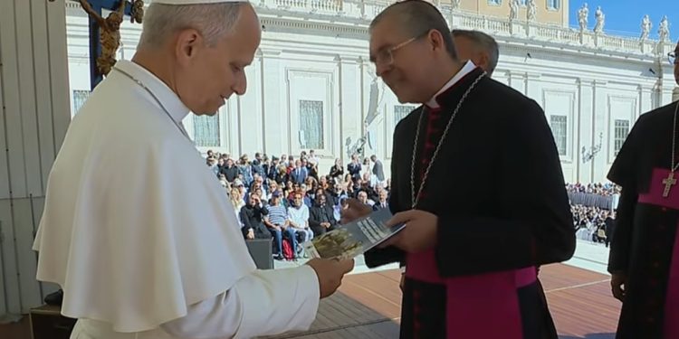 Bispo de Barra do Piraí-Volta Redonda se reúne com Papa Leão XIV no Vaticano