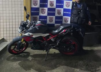 Homem é preso após furtar moto BMW em Miguel Pereira