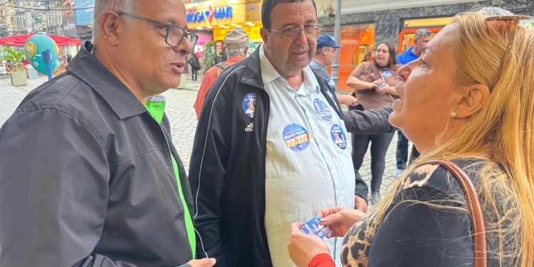 Munir Neto participa de caminhada ao lado de Haroldo Filho em Valença